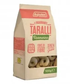AGLUTEN Taralli Rosm.100g