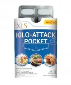 XL-S Kilo-Attack Pocket 10 Compresse – Integratore per Dimagrire in Confezione da Tasca